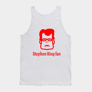 Stephen King head - Stephen King fan (v2) Tank Top